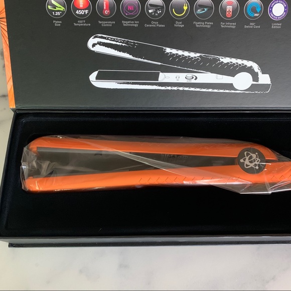 Accessories - Evalectric Soft Touch Orange Straightener